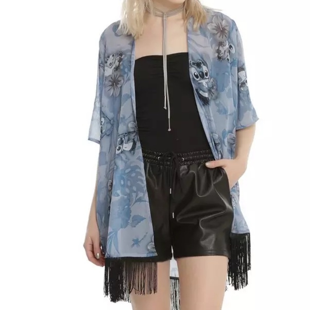 Disney Lilo & Stitch Tonal Kimono‎ Hot Topic